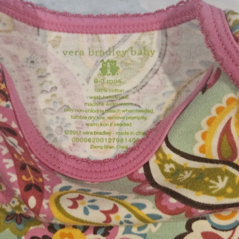 Vera Bradley‎ Baby Tutti Fruity Baby Bundle Size 0-3 Months